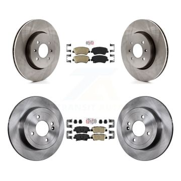 Front Rear Ceramic Pads And Disc Brake Rotors Kit For Kia Rio K8A-106569