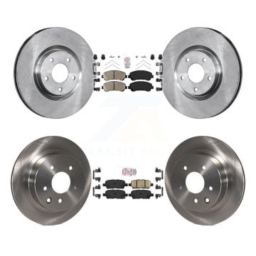 Front Rear Ceramic Pads And Disc Brake Rotors Kit For 2014-2017 Nissan Juke Nismo RS K8A-106572