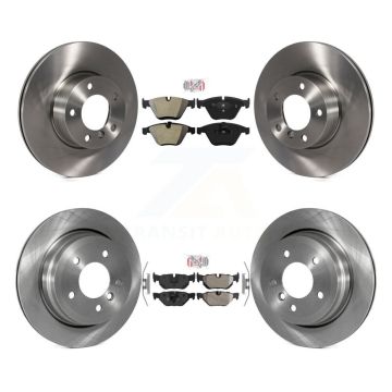 Front Rear Semi-Metallic Pads And Disc Brake Rotors Kit For BMW 328i xDrive X1 328xi K8A-106586