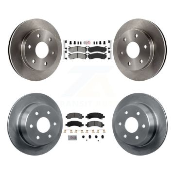 Front Rear Semi-Metallic Pads And Disc Brake Rotors Kit For Chevrolet Avalanche 1500 K8A-106618