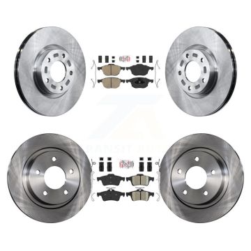 Front Rear Ceramic Pads And Disc Brake Rotors Kit For Mazda 3 Sport K8A-106634