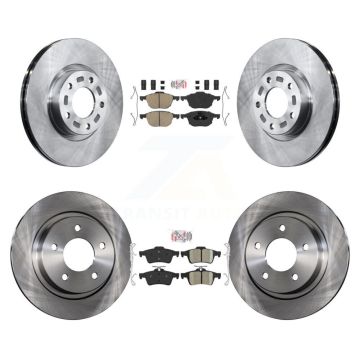 Front Rear Ceramic Pads And Disc Brake Rotors Kit For Mazda 3 Sport K8A-106635
