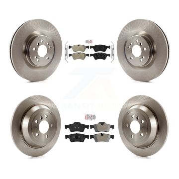 Front Rear Semi-Metallic Pads And Disc Brake Rotors Kit For Mercedes-Benz ML320 K8A-106715