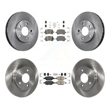 Front Rear Ceramic Pads And Disc Brake Rotors Kit For Chevrolet Malibu Pontiac G6 K8A-106716