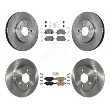 Front Rear Ceramic Pads And Disc Brake Rotors Kit For Chevrolet Malibu Pontiac G6 K8A-106717
