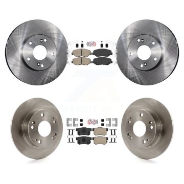 Front Rear Ceramic Pads And Disc Brake Rotors Kit For Honda Accord K8A-106737
