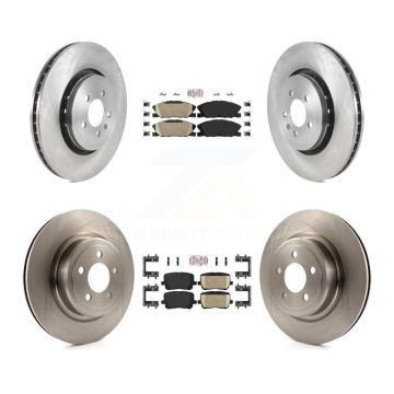 Front Rear Ceramic Pad Brake Rotors Kit For Dodge Charger With 370mm Diameter Rotor K8A-106796