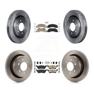 Front Rear Ceramic Pads And Disc Brake Rotors Kit For Ford F-150 K8A-106810