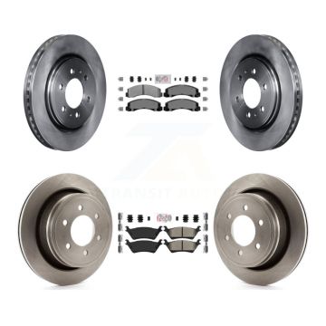 Front Rear Semi-Metallic Pad And Brake Rotor Kit For Ford F-150 With Manual Parking K8A-106824