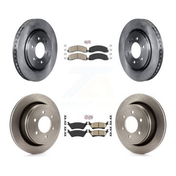 Front Rear Ceramic Pad Brake Rotor Kit For 2018-2020 Ford F-150 With Manual Parking K8A-106825