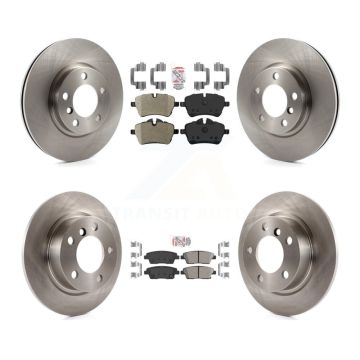 Front Semi-Metallic Rear Ceramic Pad & Brake Rotor Kit For Mini Cooper Countryman Paceman K8A-106865