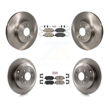 Front Rear Ceramic Pads And Disc Brake Rotors Kit For 2009-2011 Kia Borrego K8A-106877