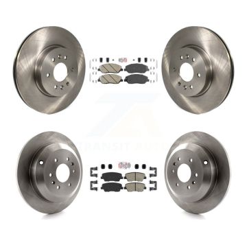 Front Rear Ceramic Pads And Disc Brake Rotors Kit For 2009-2011 Kia Borrego K8A-106878