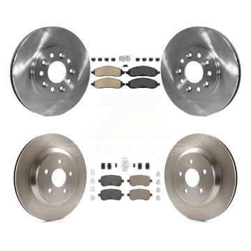 Front Rear Ceramic Pad Disc Brake Rotors Kit For 2004-2007 Ford Freestar Mercury Monterey K8A-106883