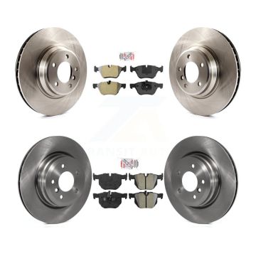 Front Rear Semi-Metallic Pads And Disc Brake Rotors Kit For 2007 BMW 335xi K8A-106885
