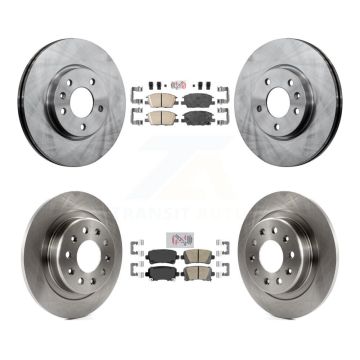 Front Rear Ceramic Pad And Disc Brake Rotor Kit For 2016 Chevrolet Malibu Carryover Model K8A-106887