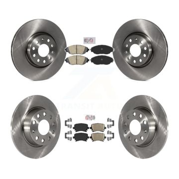 Front Rear Ceramic Pad & Brake Rotor Kit For 2015 Volkswagen GTI With Performance Package K8A-106891