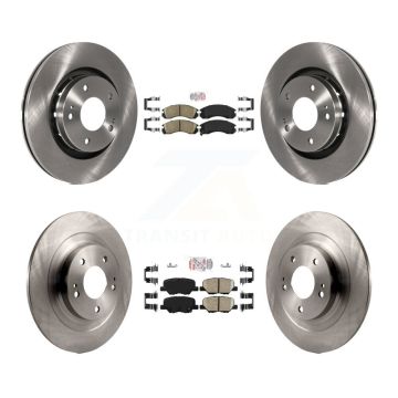 Front Rear Ceramic Pads And Disc Brake Rotors Kit For Mitsubishi Outlander PHEV K8A-106902