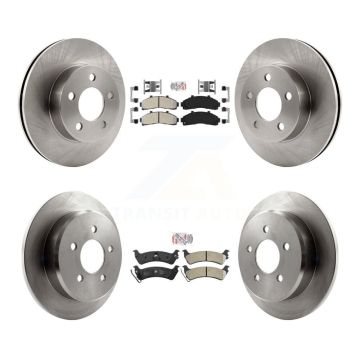 Front Rear Semi-Metallic Pad Brake Rotor Kit For 2001 Ford Explorer AWD 4WD From 01 02 K8A-106905