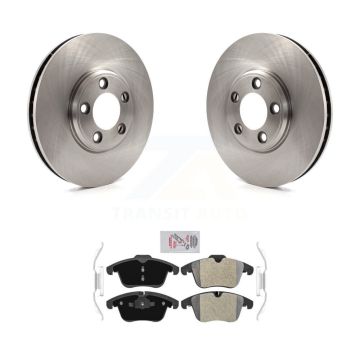 Front Brake Rotor & Semi-Metallic Pad Kit For 2005 Jaguar S-Type From Chassis VIN #N52048 K8A-106925