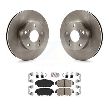 Front Disc Brake Rotors And Ceramic Pad Kit For 2005-2015 Toyota Tacoma With 5 Lug Wheels K8A-106956