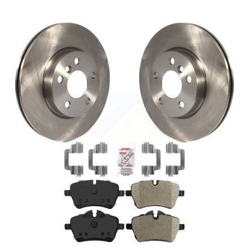 Front Disc Brake Rotors And Semi-Metallic Pads Kit For Mini Cooper K8A-106972