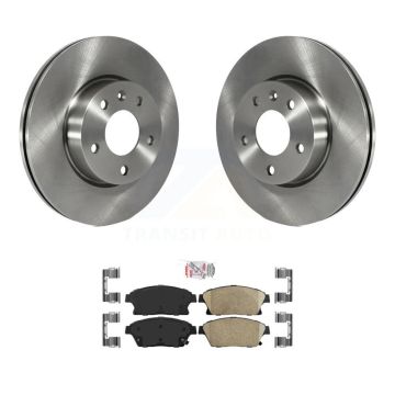 Front Disc Brake Rotors And Ceramic Pads Kit For Cadillac ATS K8A-106976