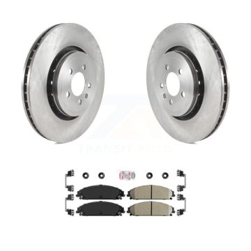 Front Disc Brake Rotors Ceramic Pad Kit For Dodge Charger With 370mm Diameter Rotor K8A-106983
