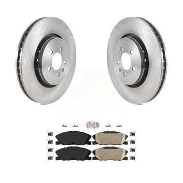 Front Disc Brake Rotors Ceramic Pad Kit For Dodge Charger With 370mm Diameter Rotor K8A-106988
