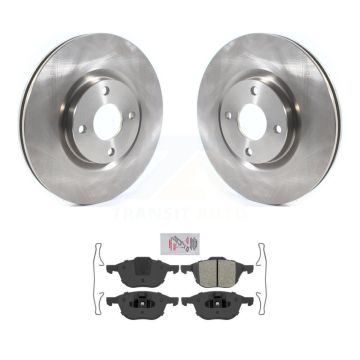 Front Disc Brake Rotors And Semi-Metallic Pads Kit For 2018-2022 Ford EcoSport K8A-107005