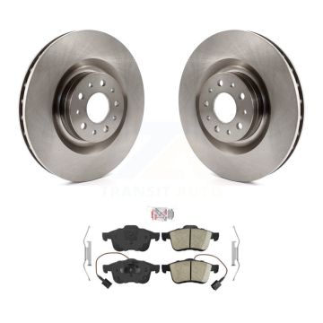 Front Disc Brake Rotors And Ceramic Pads Kit For 2014-2020 Fiat 500L K8A-107012