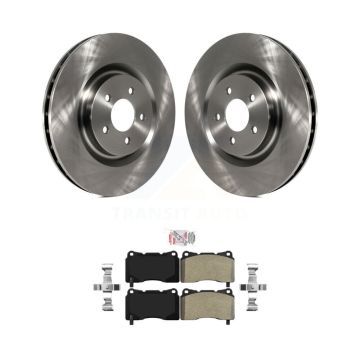 Front Disc Brake Rotors And Semi-Metallic Pads Kit For Ford Mustang K8A-107023
