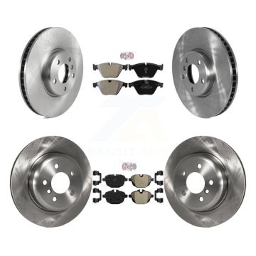 Front Rear Semi-Metallic Pads And Disc Brake Rotors Kit (6Pc) For BMW 535i K8A-107100