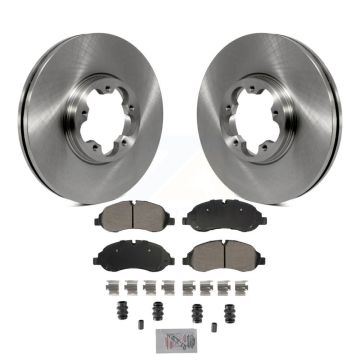 Front Disc Brake Rotor Semi-Metallic Pad Kit For Ford Transit-250 Transit-150 Transit-350 K8A-107225