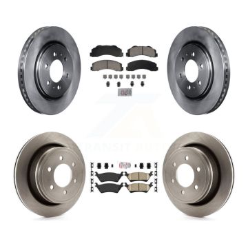 Front Rear Ceramic Pads And Disc Brake Rotors Kit For Ford F-150 K8A-107392