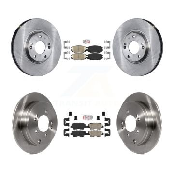 Front Rear Ceramic Pads And Disc Brake Rotors Kit For 2010 Hyundai Azera To 07 06 09 K8A-107440