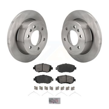 Rear Brake Rotors Semi-Metallic Pad Kit For Mercedes-Benz Sprinter 2500 3500 Freightliner K8A-107460
