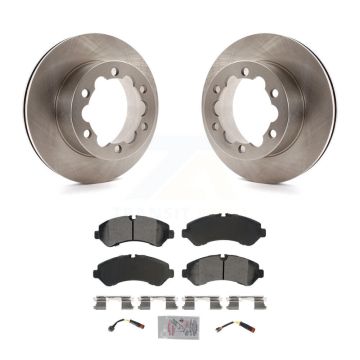 Rear Disc Brake Rotor & Semi-Metallic Pad Kit For Mercedes-Benz Sprinter 3500 4500 3500XD K8A-107463