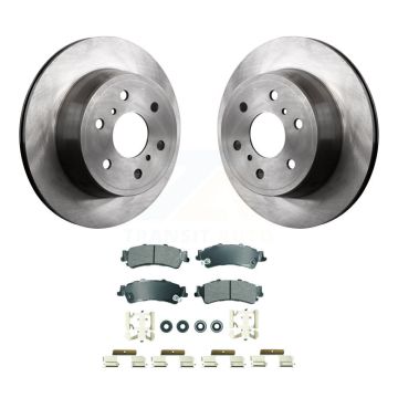Rear Disc Brake Rotors And Semi-Metallic Pads Kit For GMC Sierra 1500 Classic K8A-107477