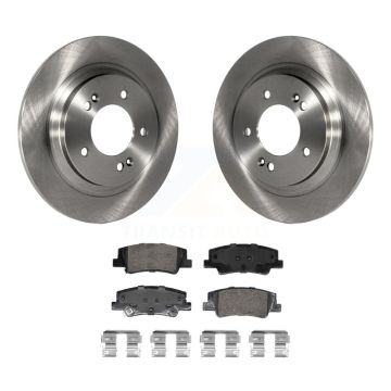 Rear Disc Brake Rotors And Ceramic Pads Kit For Hyundai Sonata Kia K5 K8A-107480