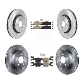 Front Rear Ceramic Pad Brake Rotors Kit For Dodge Charger With 370mm Diameter Rotor K8A-107544