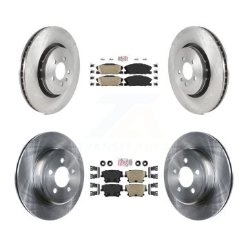 Front Rear Ceramic Pad Brake Rotors Kit For Dodge Charger With 370mm Diameter Rotor K8A-107545