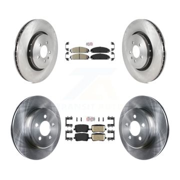 Front Rear Ceramic Pad Brake Rotors Kit For Dodge Charger With 370mm Diameter Rotor K8A-107547