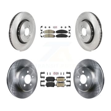 Front Rear Ceramic Pad Brake Rotors Kit For Dodge Charger With 370mm Diameter Rotor K8A-107548