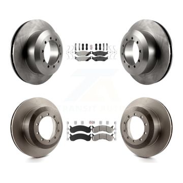 Front Rear Semi-Metallic Pads And Disc Brake Rotors Kit For Ford F-53 Motorhome Chassis K8A-107567
