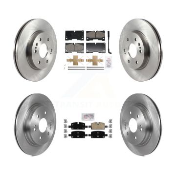 Front Rear Ceramic Pad & Brake Rotor Kit For GMC Chevrolet Silverado 1500 Sierra Yukon XL K8A-107620