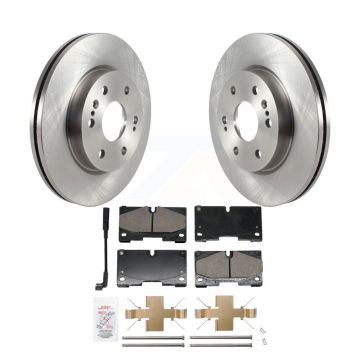 Front Brake Rotors Ceramic Pad Kit For GMC Chevrolet Silverado 1500 Sierra Yukon Tahoe XL K8A-107645