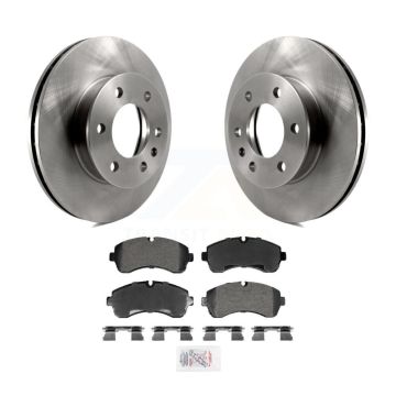 Front Brake Rotor & Semi-Metallic Pad Kit For Mercedes-Benz Sprinter 2500 3500 Dodge 4500 K8A-107654
