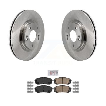 Front Disc Brake Rotors And Ceramic Pads Kit For Hyundai Elantra Sonata Kia K5 K8A-107662