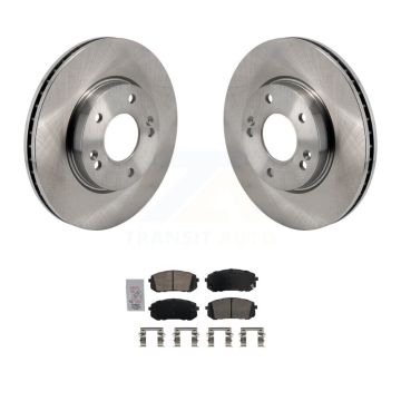 Front Disc Brake Rotors And Ceramic Pads Kit For Hyundai Elantra K8A-107663